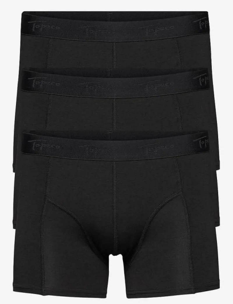 TOPECO MEN'S BAMBOO BOXER 3-P - Boxershorts BLACK Hot