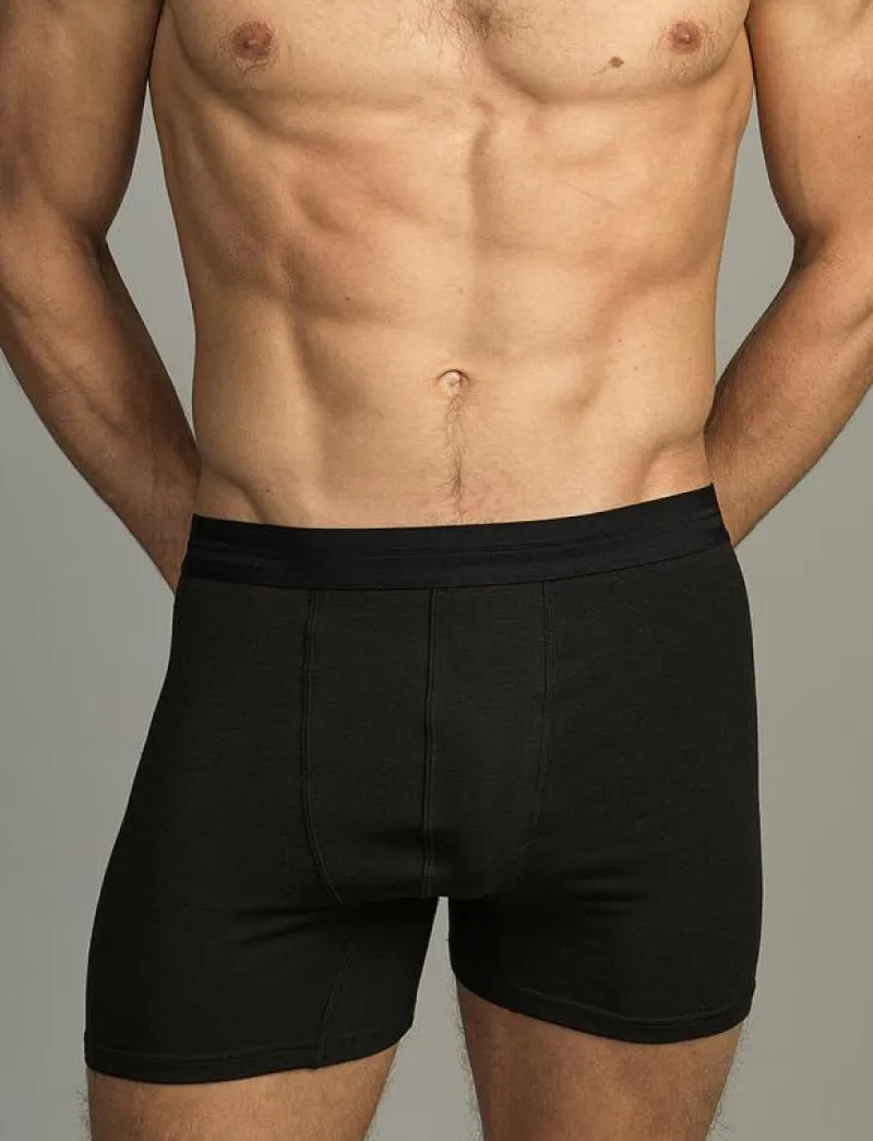 TOPECO MEN'S BAMBOO BOXER 3-P - Boxershorts BLACK Hot