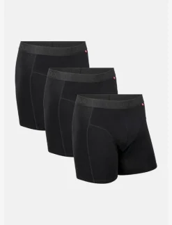 Danish Endurance Men's Organic Trunks 3-pack - Kalsonger BLACK Sale