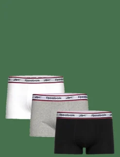 Reebok Performance Mens Reebok Trunk BARLOW 3pk - Kalsonger BLACK/GREY MARL/WHT Outlet