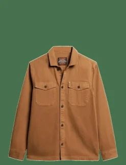 MERCHANT HERRINGBONE OVERSHIRT - Jackor & rockar|Superdry Sale