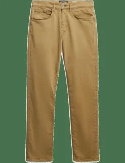 Superdry MERCHANT SATEEN 5 POCKET PANT - Regular jeans AMERICAN BEIGE Sale