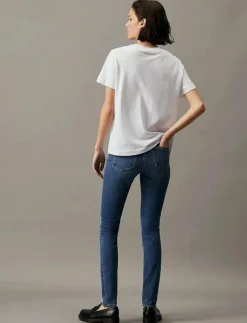 Calvin Klein Jeans MID RISE SKINNY - Skinny Jeans DENIM DARK Outlet