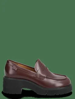 Camper Milah - Platta skor BURGUNDY Outlet