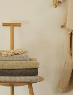 The Organic Company MILD Bath towel - Badrumstextilier PALE HONEY New