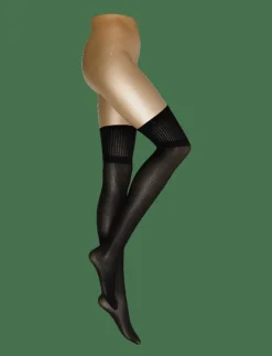 Sneaky Fox Miley overknee - Strumpor BLACK Best
