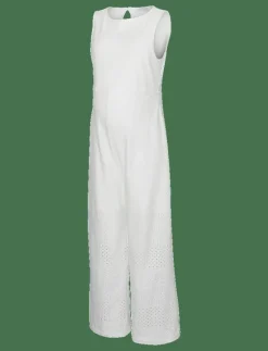 Mamalicious MLANGIA SL JRS JUMPSUIT - Jumpsuits SNOW WHITE Outlet
