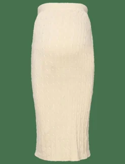 Mamalicious MLRAYA KNIT MIDI SKIRT HW - Midi kjolar BIRCH New