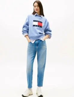 Tommy Jeans MOM JEAN UH TPR DI5133 - Mom jeans DENIM MEDIUM Online