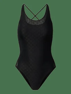 MONOGRAM MESH BODYSUIT - Bodies & slips|Calvin Klein Clearance