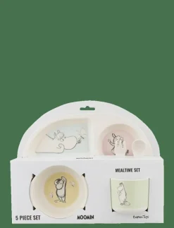 Moomin Mealtime Set with a 4 Room plate - Matdags|Barbo Toys New