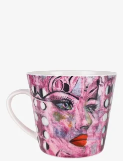 Moonlight Queen Pink with ear - Kaffekoppar|Carolina Gynning