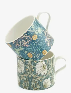 Morris & Co Mug Seaweed & Pimpernel 2-p - Kaffekoppar MULTI