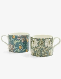 Morris & Co Mug Seaweed & Pimpernel 2-p - Kaffekoppar MULTI