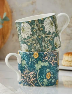 Morris & Co Mug Seaweed & Pimpernel 2-p - Kaffekoppar MULTI