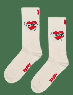 Happy Socks Mother's Day Sock - Sockor WHITE Clearance