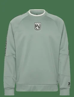 Under Armour M's 96 Terrace Crew Neck - Sweatshirts SILICA GREEN