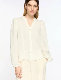 MSCH Copenhagen MSCHBlanka Amrita Shirt - Långärmade EGRET Clearance