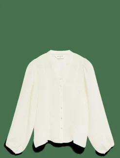 MSCH Copenhagen MSCHBlanka Amrita Shirt - Långärmade EGRET Clearance