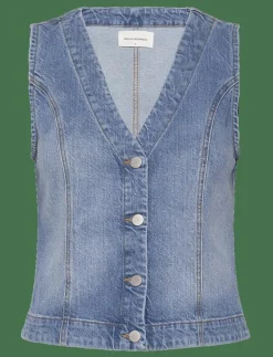 MSCH Copenhagen MSCHEli Ada Denim Vest - Jeansvästar MID BLUE WASH Online