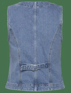 MSCH Copenhagen MSCHEli Ada Denim Vest - Jeansvästar MID BLUE WASH Online