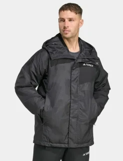 adidas Terrex MT 2L INSUL JKT - Skidjackor BLACK/CARBON Clearance