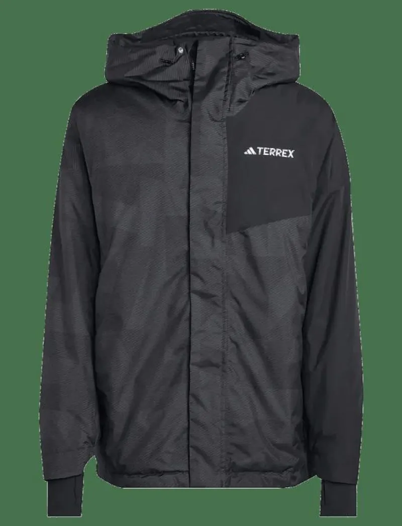 adidas Terrex MT 2L INSUL JKT - Skidjackor BLACK/CARBON Clearance