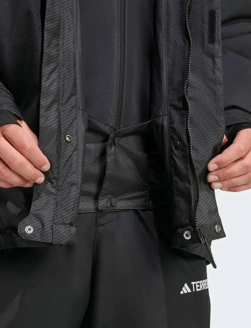 adidas Terrex MT 2L INSUL JKT - Skidjackor BLACK/CARBON Clearance