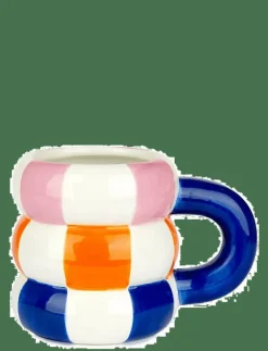 Mugg Keramik Floats 300 ml Blå - Kaffekoppar|Balvi Clearance