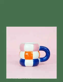 Mugg Keramik Floats 300 ml Blå - Kaffekoppar|Balvi Clearance