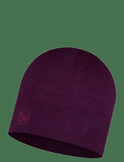 BUFF MW MERINO BEANIE - Mössor PURPLISH MELANGE