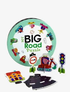 Barbo Toys My Big Road Puzzle - Pussel & Spel MULTIPLE COLOR Discount