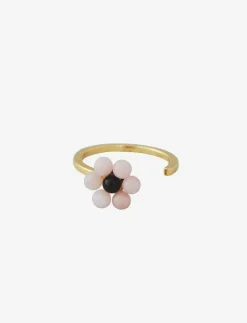 Design Letters My Flower Ring 10 mm GOLD - Ringar PINK Hot