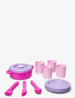 Dantoy MY LITTLE P. DINNER SET IN NET 22 PCS - Tillbehör till leksakskök Outlet