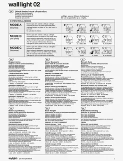 e3light MYLIGHT.ME Wall Light 02 LED Solar Sensor Lamp IP65 - Fasadbelysning CLEAR Sale