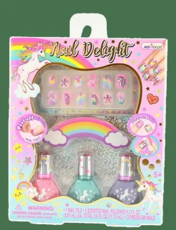 NAIL KIT POLISH AND PRESS-ON - Låtsassmink & Accessoar|Robetoy New