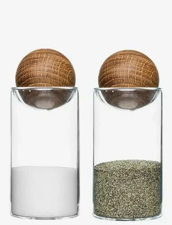 Nature salt/-peoper set - Kryddkvarnar|Sagaform Hot