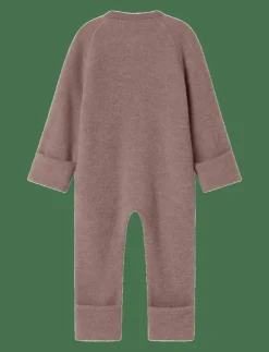 name it NBFWMINO WOOL BRU LS SUIT NOOS - Fleeceoverall ANTLER New