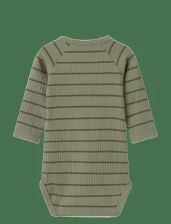 Lil'Atelier NBMKAIL LS SLIM BODY LIL NOOS - Långärmad body OVERLAND TREK New