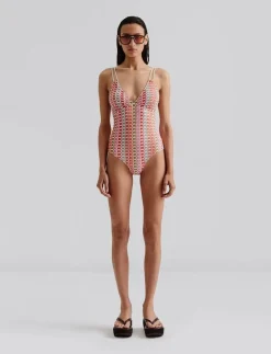 Malina Nerea fine knitted swimsuit - Baddräkter MULTI Clearance