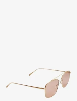 Nicki Gold Cinnamon - Fyrkantiga|Corlin Eyewear