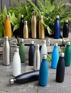 Sagaform Nils steel bottle - Vattenflaskor DARK BLUE Hot