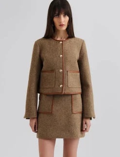 Ninette Dressed Wool Jacket - Ulljackor|Malina Discount