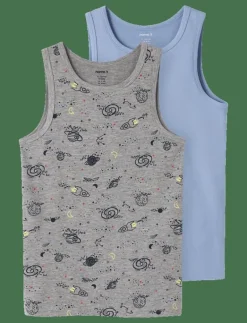 NKMTANK TOP 2P GREY SPACE NOOS - Överdelar|name it Discount