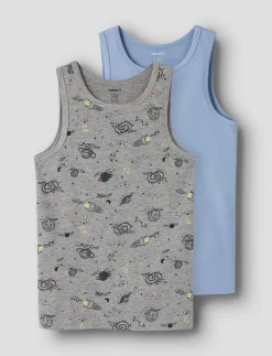 NKMTANK TOP 2P GREY SPACE NOOS - Överdelar|name it Discount