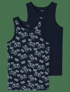 NKMTANK TOP 2P SAPPHIRE GAME NOOS - Ärmlösa|name it