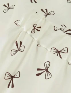 LMTD NLFBOW SATIN PYJAMAS - Set ANTIQUE WHITE Discount