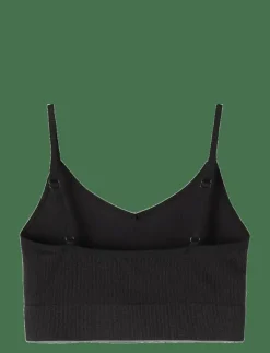 LMTD NLFKAILEY RIB BRALETTE 2PACK NOOS - Överdelar BLACK