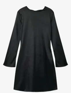 NLFSATIN LS BOW DRESS - Långärmade vardagsklänningar|LMTD Sale