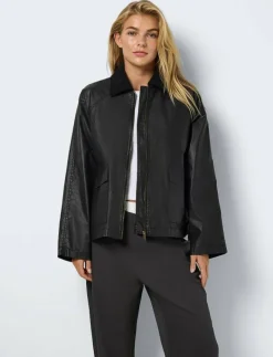 NMDRAKE L/S COATED JACKET - Skinnjackor|NOISY MAY